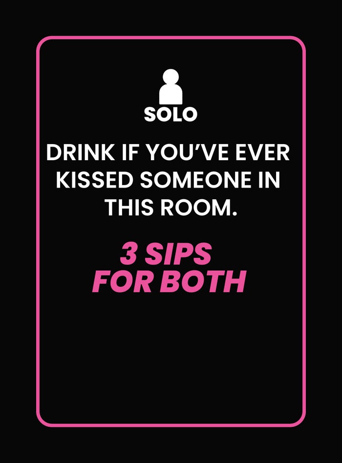 Khalbali blackout prompt card: drink if you have kissed someone in this room
